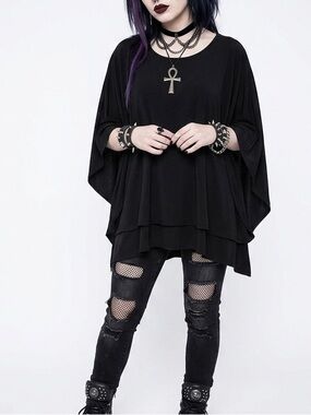 Antthony Black Label Crown Logo Top